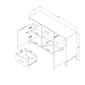 South Shore Valet Buffet with Wine Storage - image 8