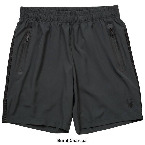 Mens Spyder Mesh Side Panel Woven Shorts - image 