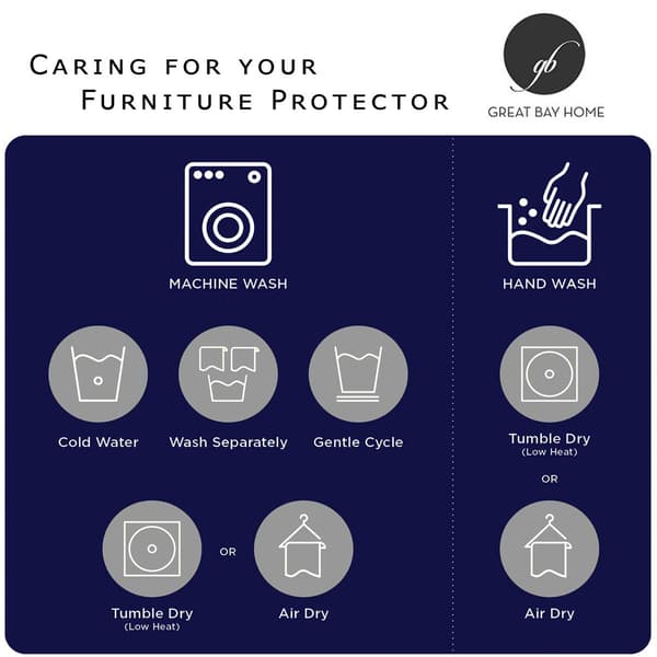 FreshFolds&#8482; Reversible Floral Patchwork Furniture Protector