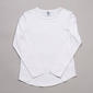 Girls (7-16) Jolie & Joy Long Sleeve Solid Yummy Tee - image 1