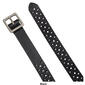 Womens Gloria Vanderbilt Perf Silver Square Buckle Belt - image 3
