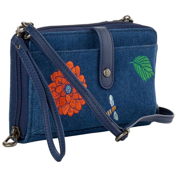 Sakroots Large Smartphone Crossbody - In Bloom