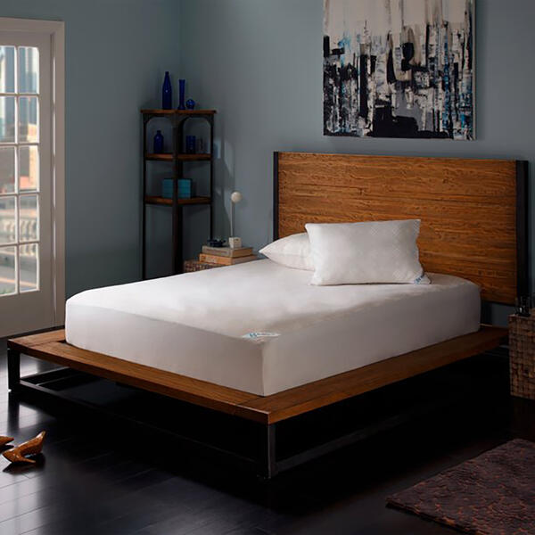Sealy Zippered Antimicrobial Mattress Protector - image 