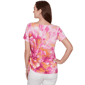 Womens Ruby Rd. Hothouse Florals Watercolor Floral Blouse - image 2