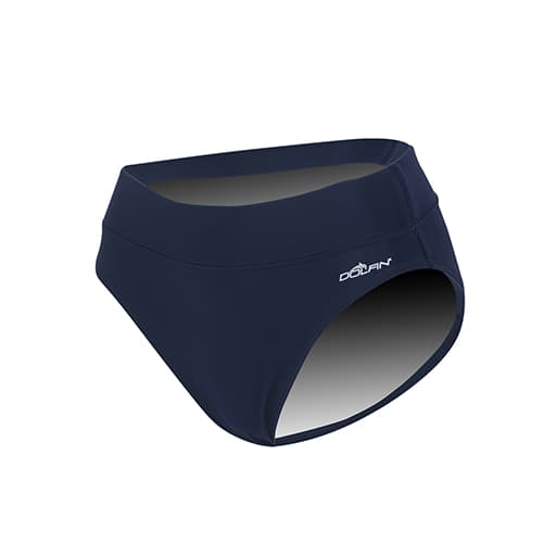 Womens Dolfin® Solid Moderate Brief Swim Bottoms - Navy