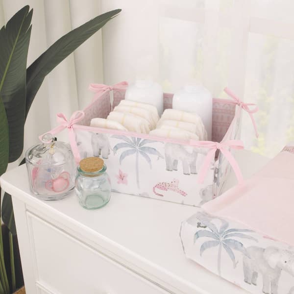 NoJo Tropical Princess 4pc. Crib Bedding Set