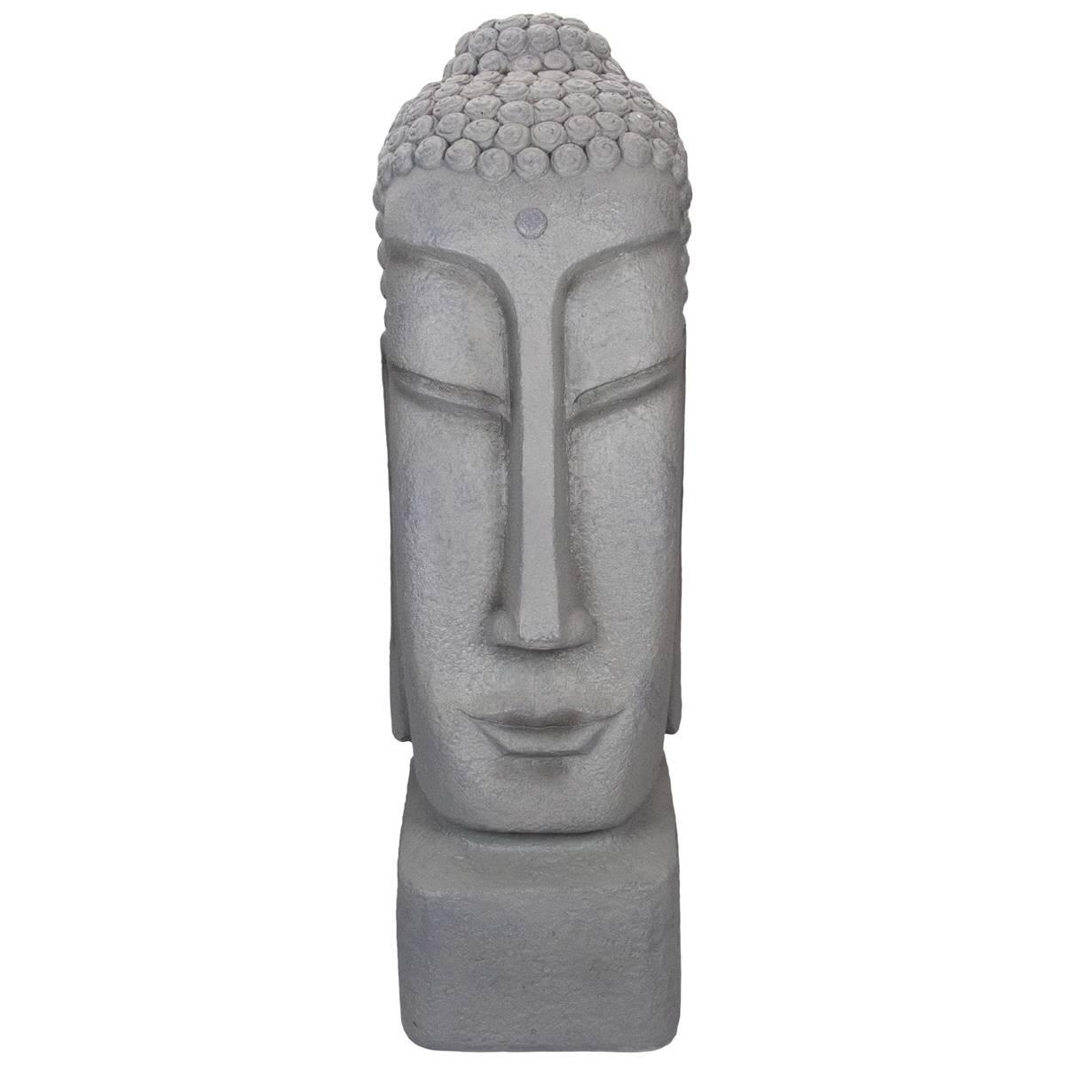Northlight Seasonal Large Buddha Head Outdoor Garden Statue