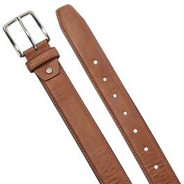 Geoffrey Beene Men's 35mm Classic Dress Belt, Reversible Saffiano to Solid  Smooth Strap 