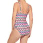 Womens Christina Blue Missonish Stripe One Piece Swimsuit - image 3