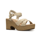 Womens Clarks(R) Collection Nerisa Twist Heeled Sandals - image 1