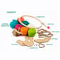 Chalk N Chuckles Yarn Birds Baby Mobile - image 3