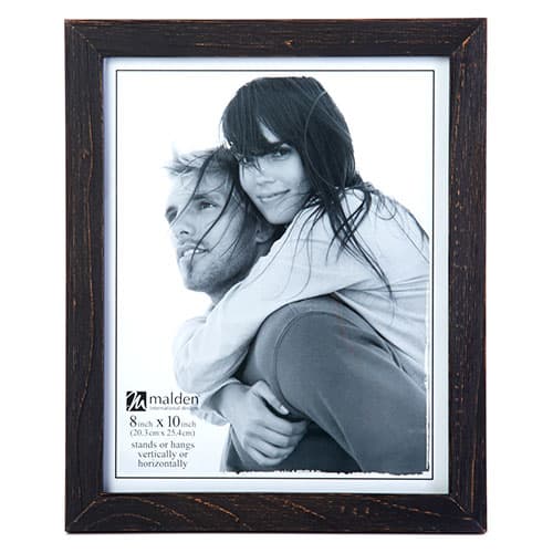 Malden Rough Black Linear Frame - 8x10 - image 