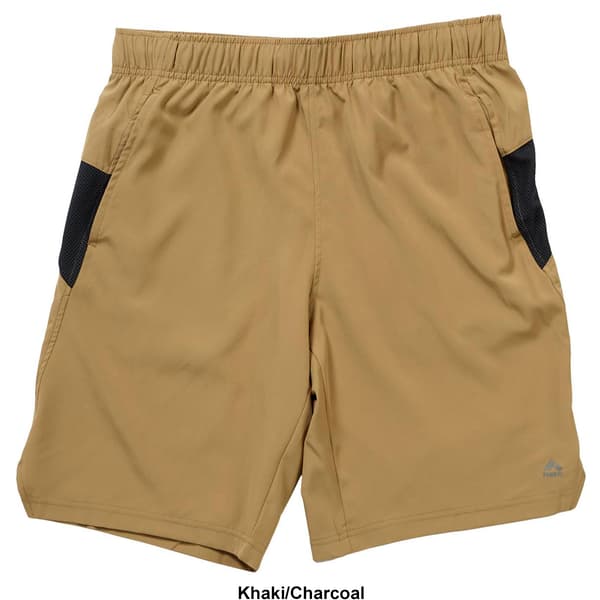 Mens RBX Stretch Woven Back Zipper Shorts