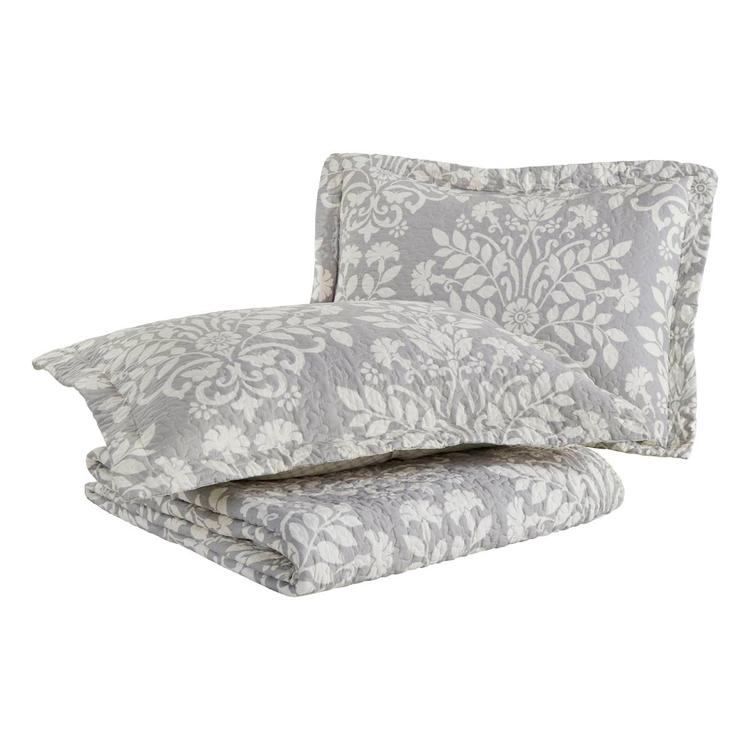 Laura Ashley® Rowland 136 Thread Count Reversible Quilt Set
