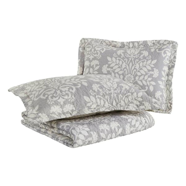 Laura Ashley® Rowland 136 Thread Count Reversible Quilt Set
