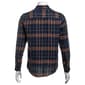 Mens Mountain Ridge Long Sleeve Flannel Shirt - Navy/Red - image 2