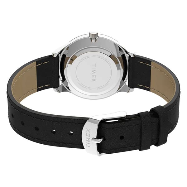 Mens Timex&#174; Silver-Tone Mother of Pearl Watch - TW2W15900JT