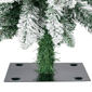Northlight 5ft. Pre-Lit Pencil Flocked Alpine Christmas Tree - image 4