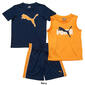 Boys &#40;4-7&#41; Puma&#174; 3pc. Tank/Short Sleeve Tee & Shorts Set - image 2