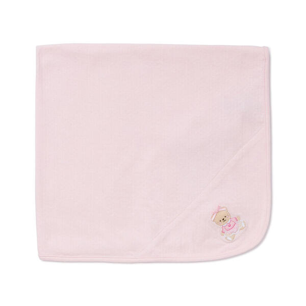 Little Me Sweet Bear Receiving Blanket - image 