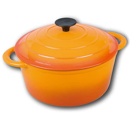 Healthy Living Enamel Cast Iron Dutch Oven- 5qt.