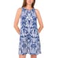 Womens MSK Sleeveless Scroll Keyhole Back Shift Dress - image 1