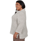 Plus Size Alfred Dunner Luxe Be A Lady Cowl Neck Sweater - image 4