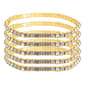 Jessica Simpson 5pc. AB Crystal Stretch Bracelets - image 1