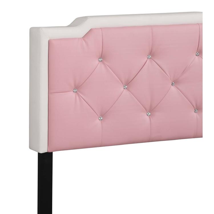 Passion Furniture Deb Jewel Tufted Panel Bed Frame - Twin