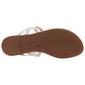 Womens Capelli New York Faux Leather Braided Thong Sandals - image 5