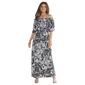 Plus Size Ellen Weaver Off-The-Shoulder Puff Maxi Dress - image 1