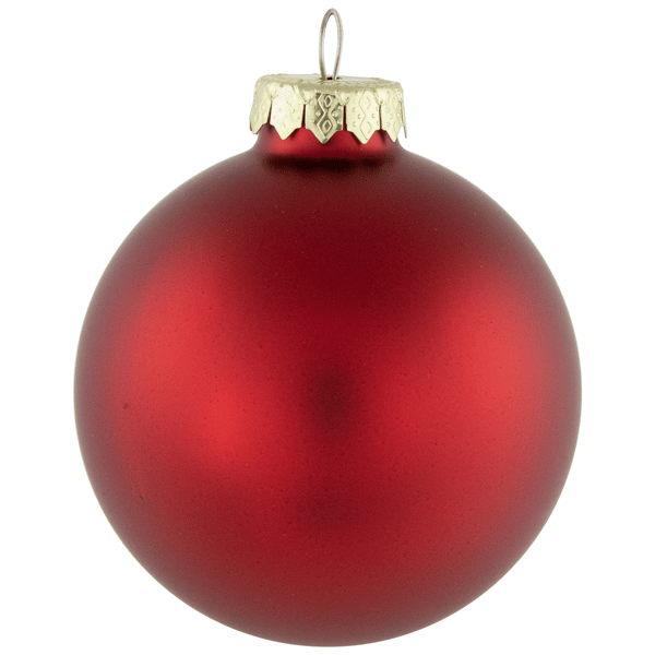 Northlight 72ct. 2-Finish Glass Christmas Ball Ornaments