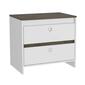 FM FURNITURE Moscow White Nightstand - image 1