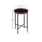 9th & Pike® Black Metal Traditional Accent Table - image 2