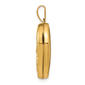 Gold Classics™ 14kt. Gold Scrolled Love You Always Heart Locket - image 3