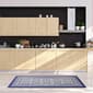 J&V Textiles Cloud Comfort Anti-Fatigue Blue Geo Kitchen Mat - image 2