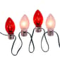 Kurt Adler UL 10-Light Red &amp; White Giant C7 Light Set - image 2