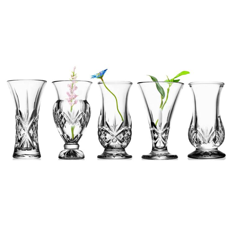 Godinger Dublin Bud Vases - Set of 5