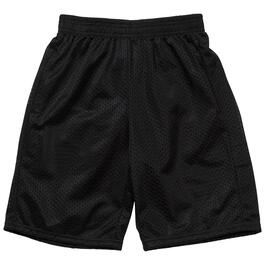 Boys &#40;8-20&#41; Cougar&#40;R&#41; Sport Open Mesh Lined Shorts - Black