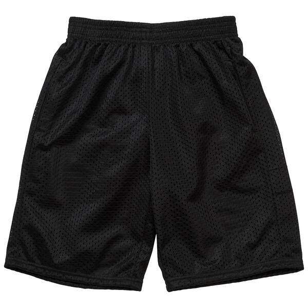 Boys &#40;8-20&#41; Cougar&#40;R&#41; Sport Open Mesh Lined Shorts - Black - image 