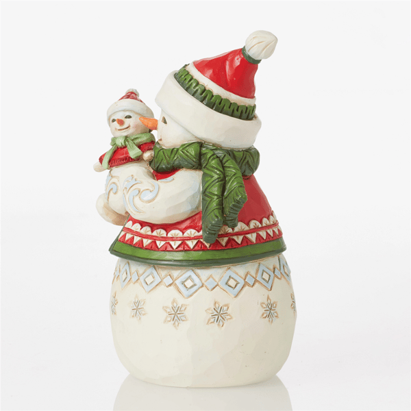 Jim Shore Heartwood Creek Snowmom with Snowbaby Figurine