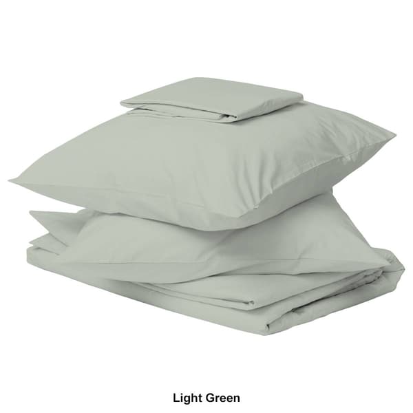 Purity Home Light Weight Organic Cotton Percale Sheet Set