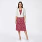 Petite Perceptions Short Sleeve Floral Zip Jacket Dress - image 1