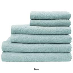 Portofino 6pc. Velour Bath Towel Set