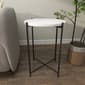 9th & Pike® Black Contemporary Terrazzo Accent Table - image 7