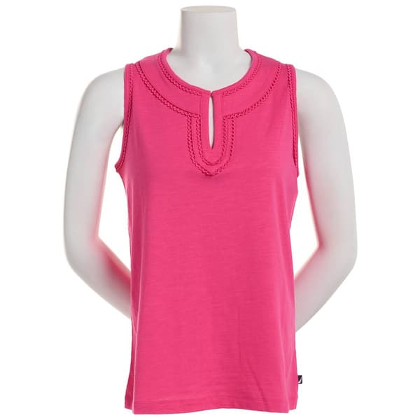 Womens Nautica Jeans Scoop Trim Neck Tank Tops - image 
