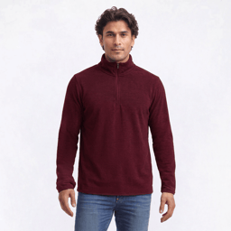 Mens Spyder Waffle Fleece 1/4 Zip