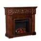 Southern Enterprises Carved Electric Fireplace - image 4