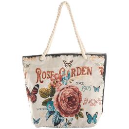Renshun Rose Garden Tapestry Tote