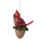 Jim Shore Heartwood Creek Highland Cardinal Christmas Ornament - image 1